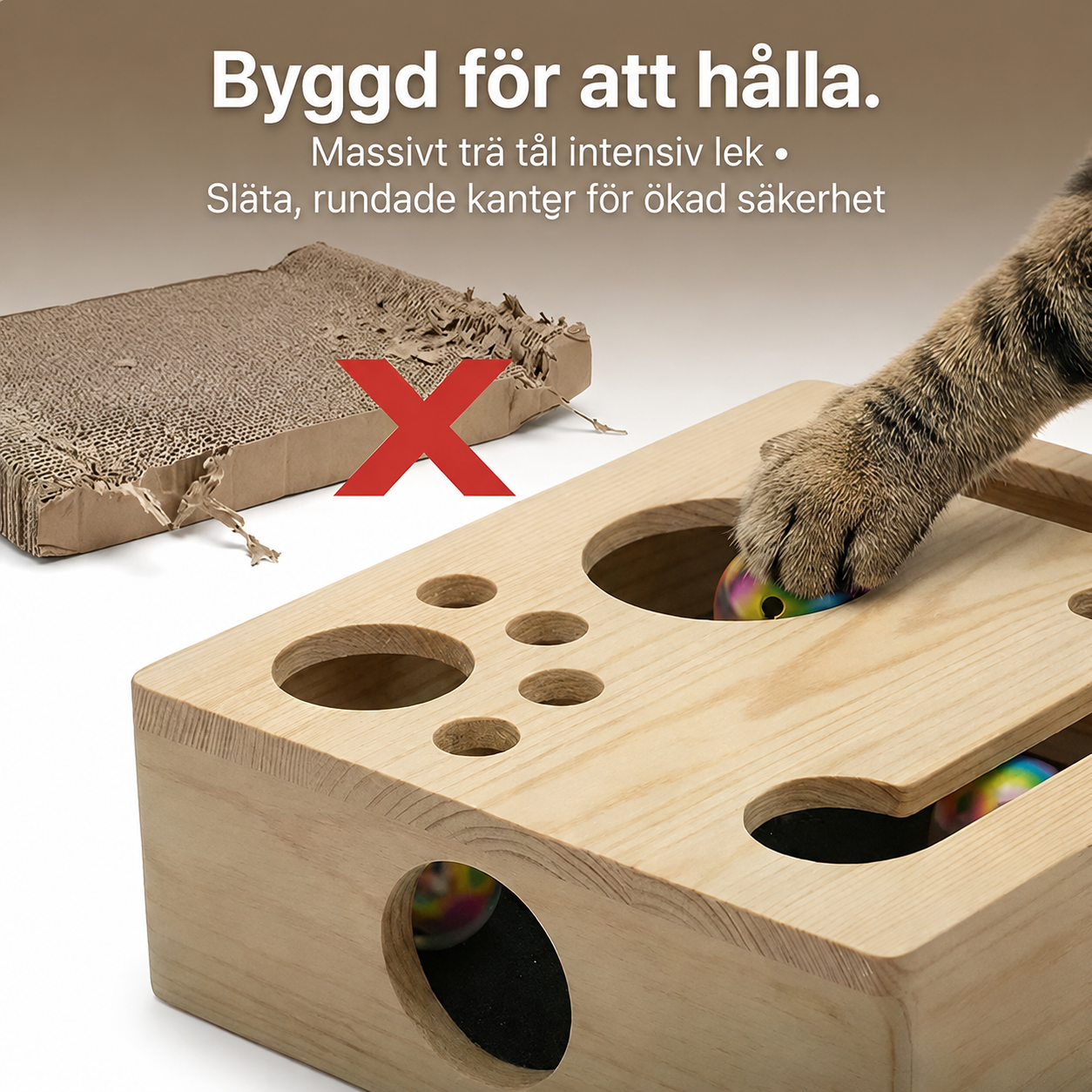 KloLeken™ – Leksaken som hjälper katten fila klorna naturligt